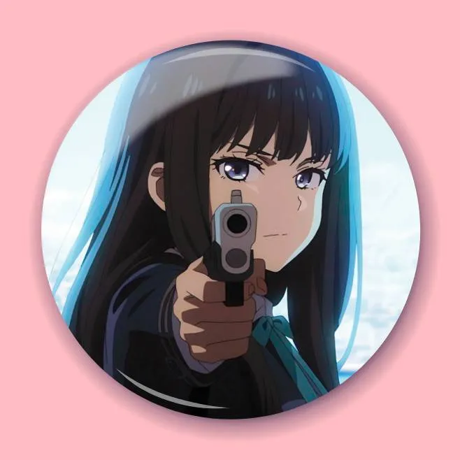 Значок по аніме Lycoris Recoil 12