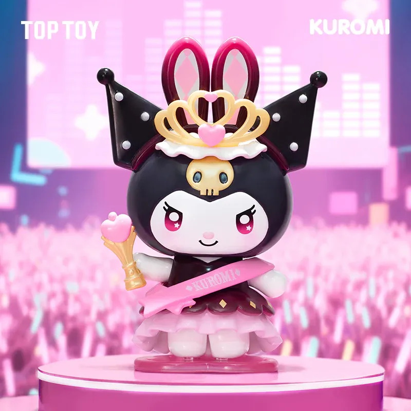 Аніме фігурка-сюрприз Куромі (Kuromi) — Sanrio, Sparking Idol Series, Blind Box, Top Toy 10