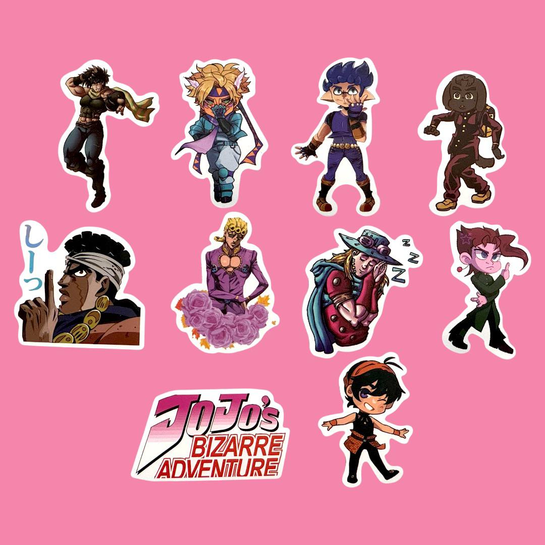 Наліпки по аніме JoJo's Bizarre Adventure