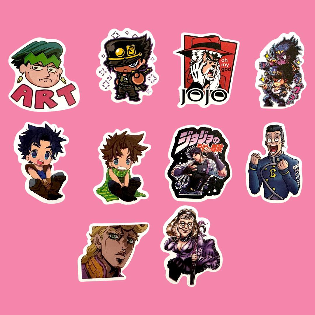 Наліпки по аніме JoJo's Bizarre Adventure