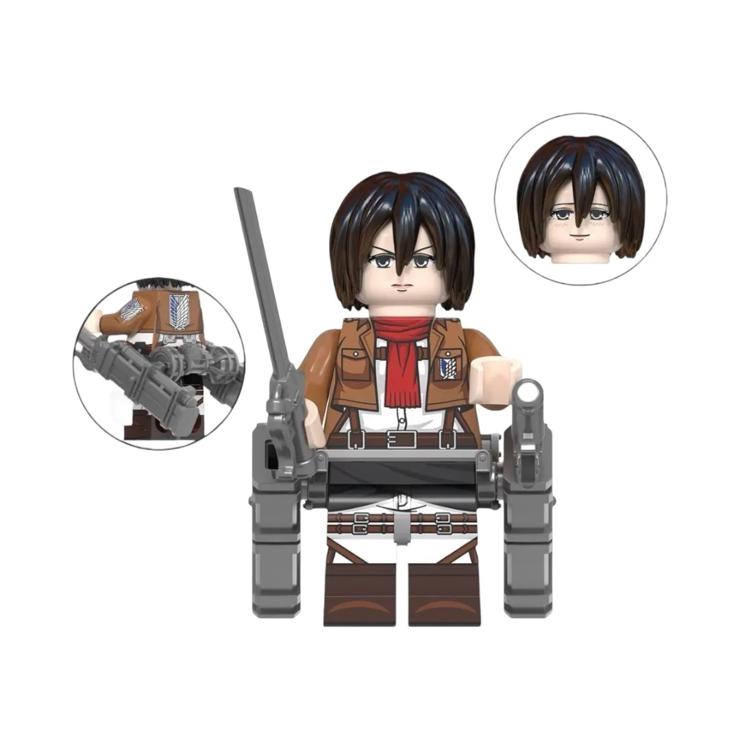 Лего фігурка Mikasa Ackerman з аніме Attack on Titan 
