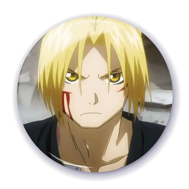 Аніме значок Сталевий алхімік (Fullmetal Alchemist) 16, 56 мм
