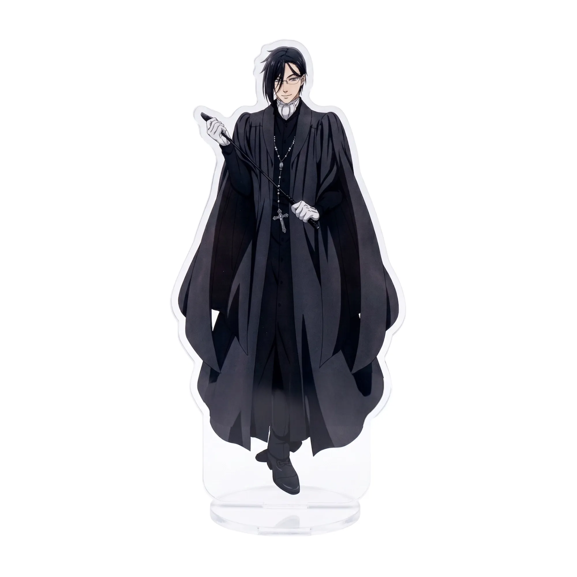 Аніме акриловий стенд Себастьян Мікаеліс (Sebastian Michaelis) — Темний дворецький (Black Butler), 16 см