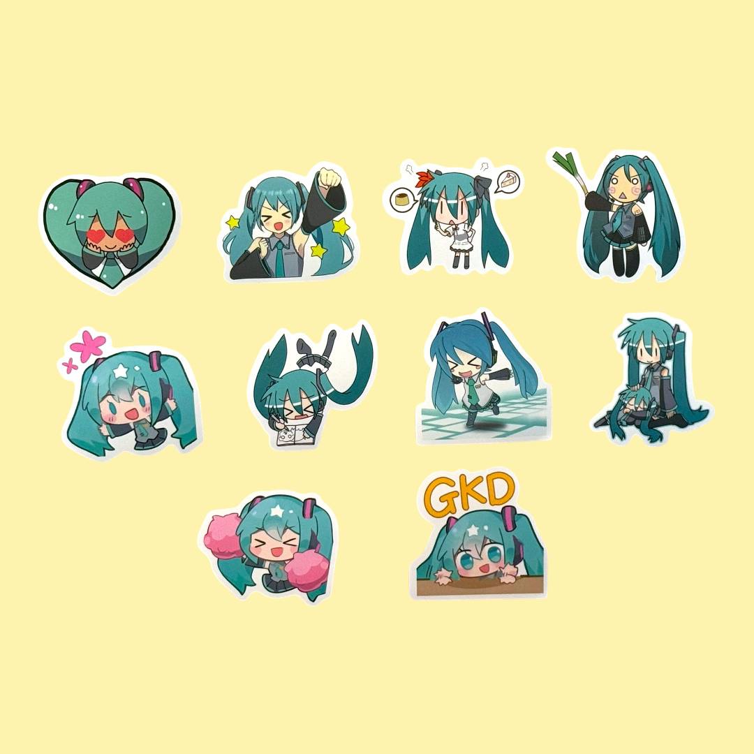 Наліпки з Hatsune Miku