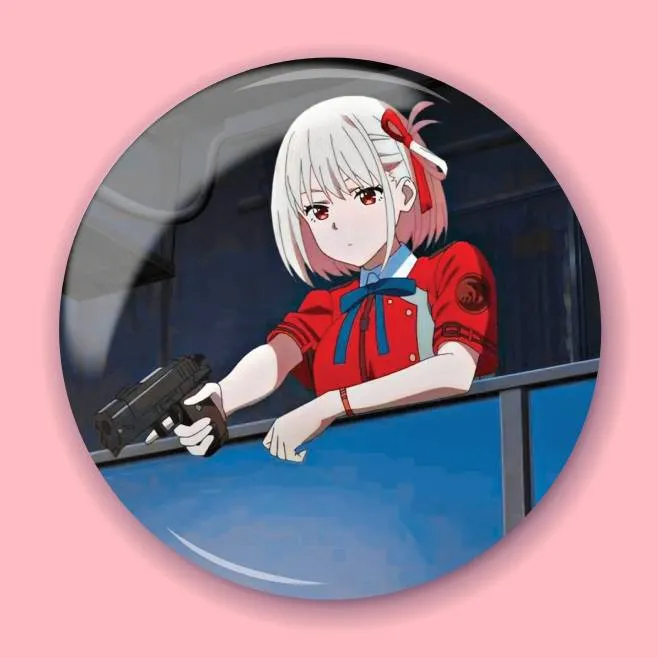 Значок по аніме Lycoris Recoil 11