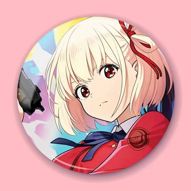 Значок по аніме Lycoris Recoil 14