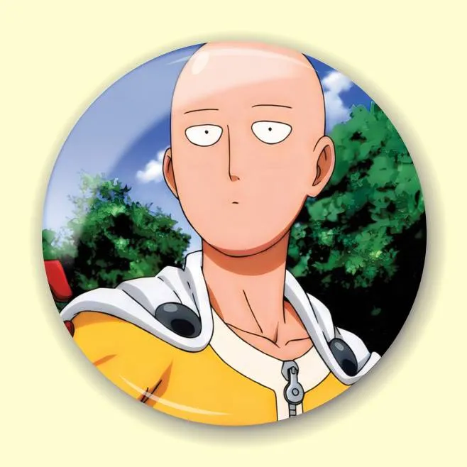 Значок по аніме One Punch Man 4