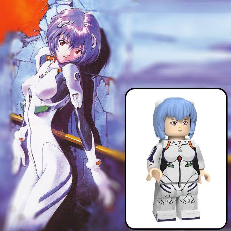 Лего фігурка Rei Ayanami з аніме Evangelion 