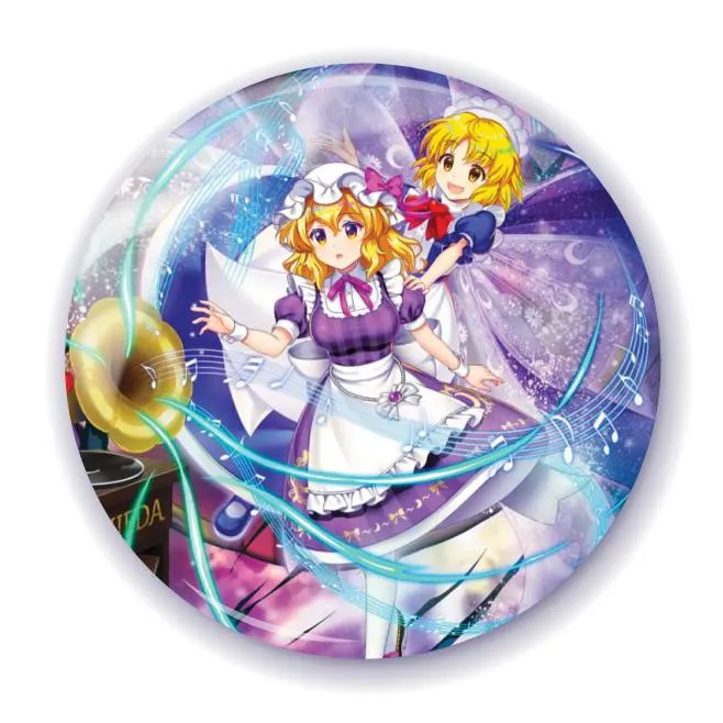 Аніме значок Тохо Проджект (Touhou Project) 14, 56 мм, глянець