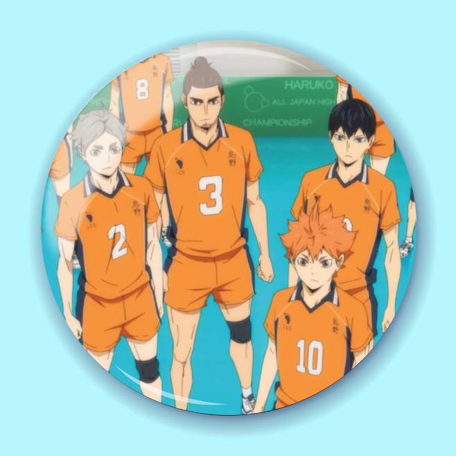 Значок по аніме Haikyuu!! 19
