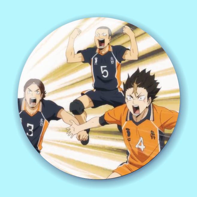 Значок по аніме Haikyuu!! 4