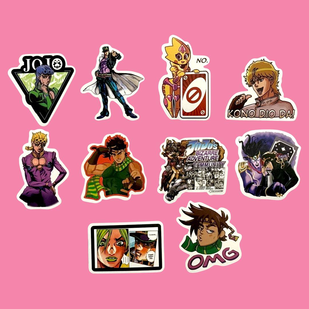 Наліпки по аніме JoJo's Bizarre Adventure