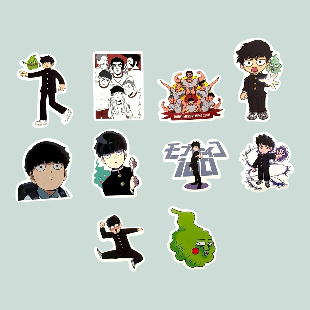 Наліпки Mob Psycho 100 