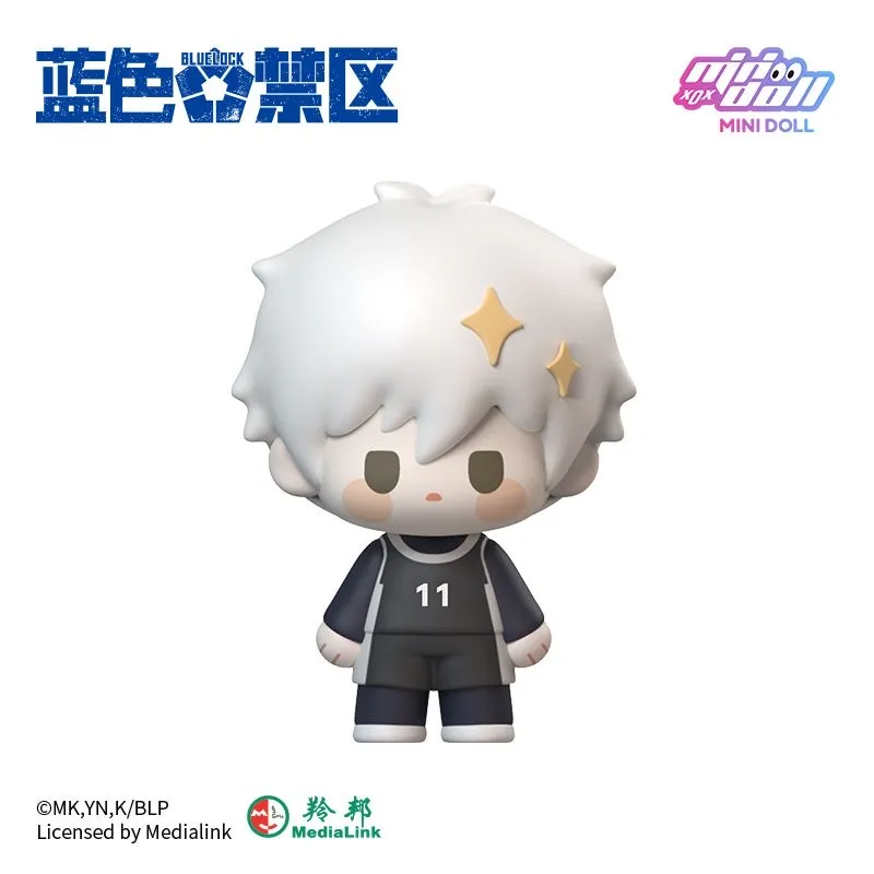 Аніме брелок Сейшіро Наґі (Seishiro Nagi) — Синя вʼязниця (Blue Lock), Mini Doll, 6 см 2