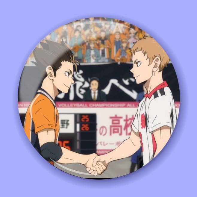 Значок по аніме Haikyuu!! 93