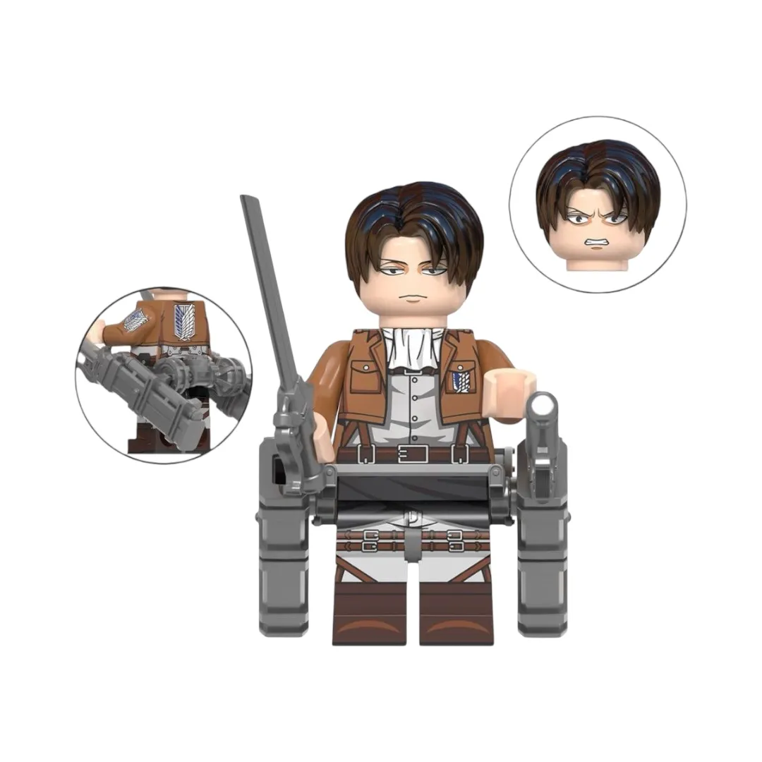 Лего фігурка Levi Ackerman з аніме Attack on Titan 