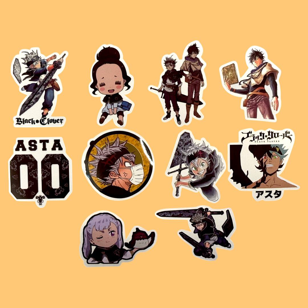 Наліпки по аніме Black Clover