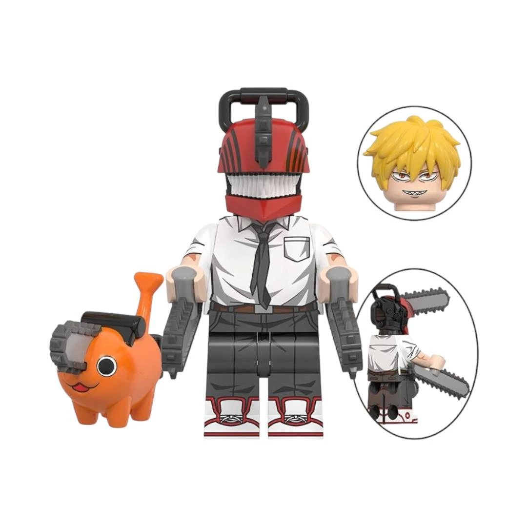 Лего фігурка Denji & Pochita з аніме Chainsaw Man