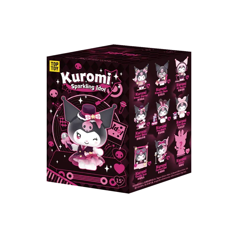 Аніме фігурка-сюрприз Куромі (Kuromi) — Sanrio, Sparking Idol Series, Blind Box, Top Toy 11