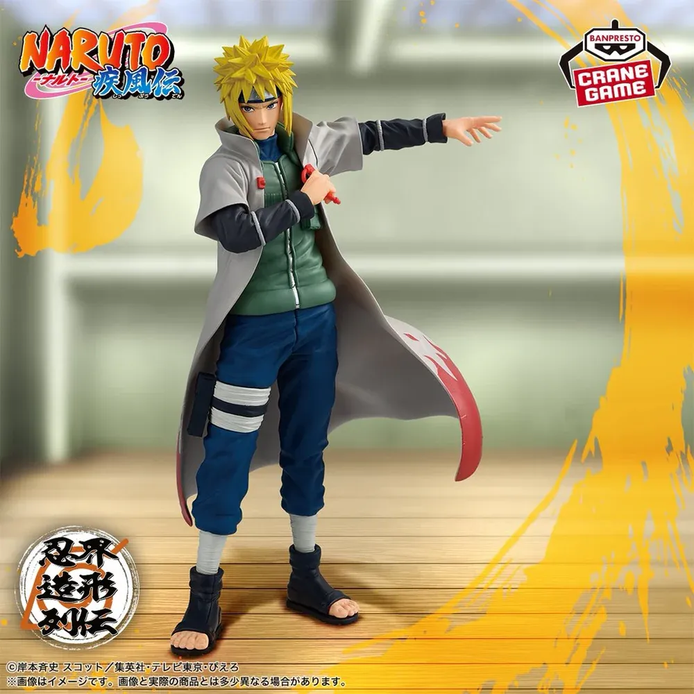Аніме фігурка Мінато Намікадзе (Minato Namikaze) — Наруто: Ураганні хроніки (Naruto Shippuden), Shinobi World Sculptor Series, 24 см 2