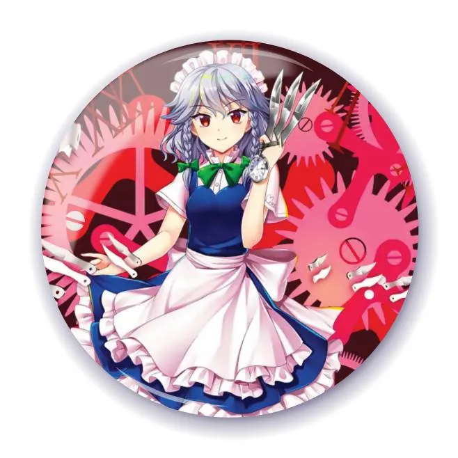 Аніме значок Тохо Проджект (Touhou Project) 5, 56 мм, глянець