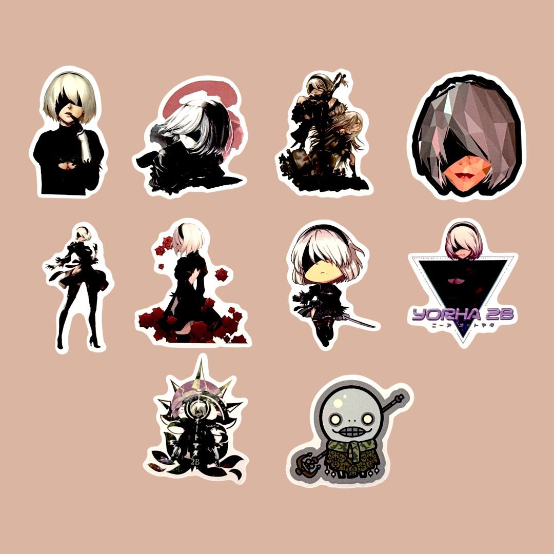 Наліпки по аніме NieR: Automata 