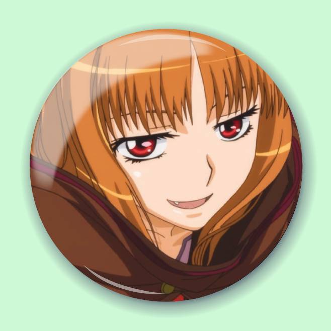 Значок по аніме Spice and Wolf 10