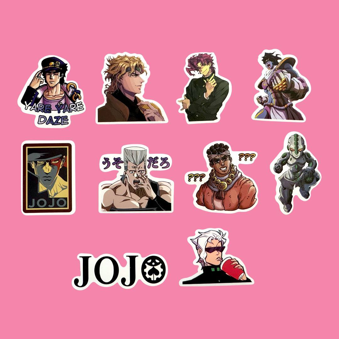 Наліпки по аніме JoJo's Bizarre Adventure