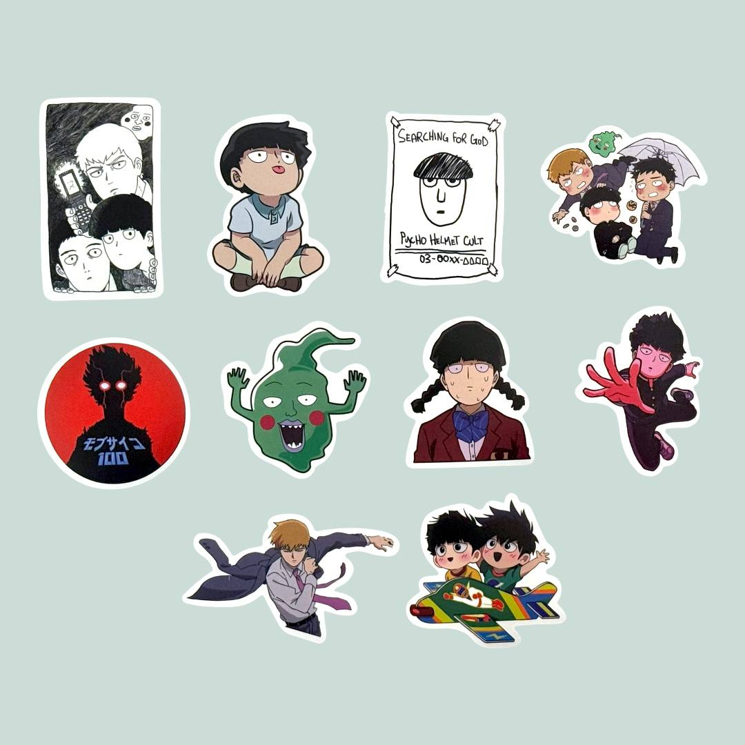 Наліпки Mob Psycho 100 