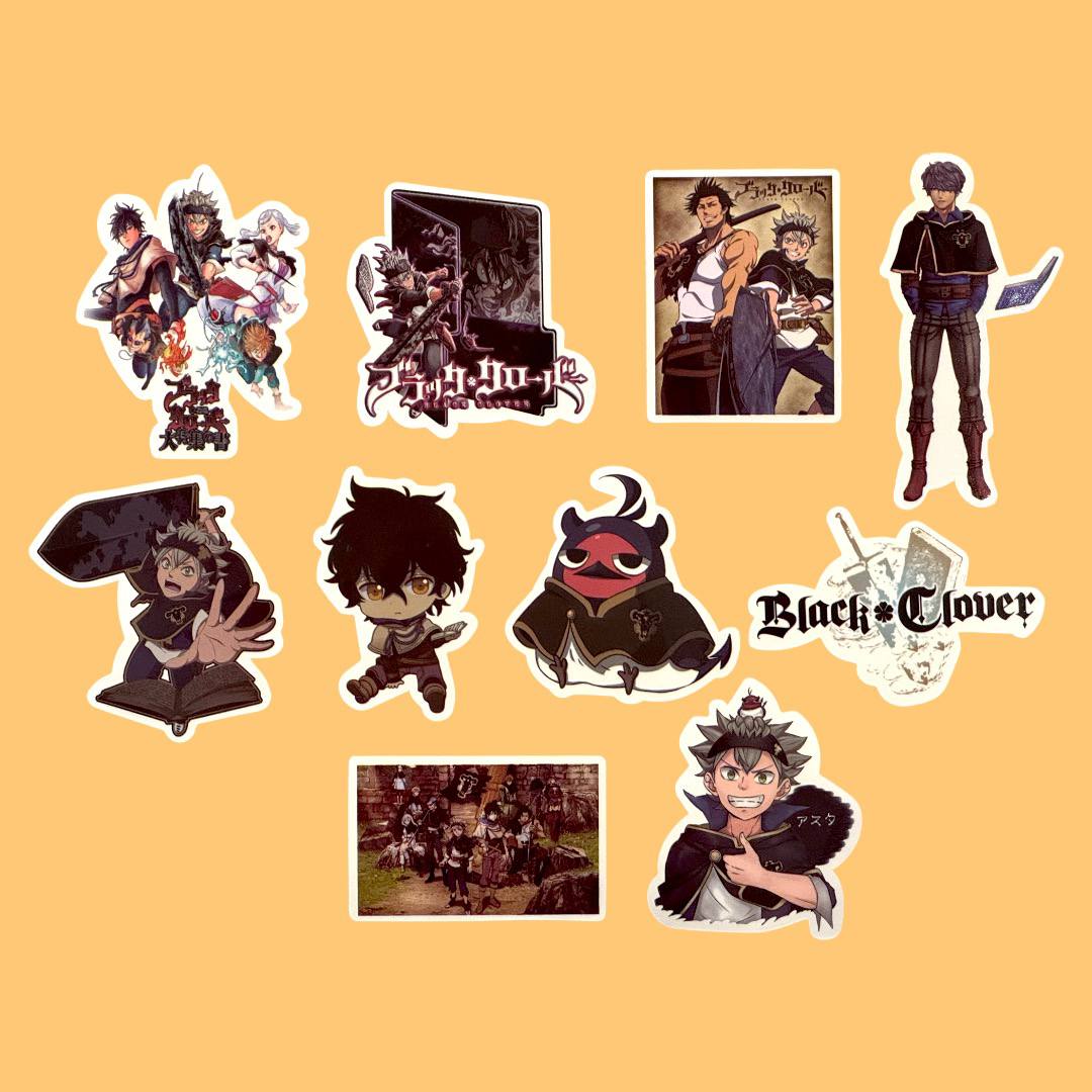 Наліпки по аніме Black Clover