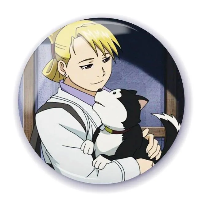 Аніме значок Сталевий алхімік (Fullmetal Alchemist) 14, 56 мм