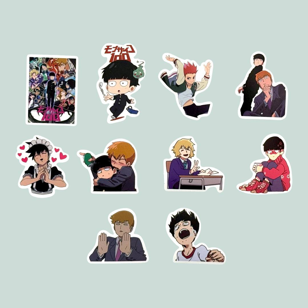 Наліпки Mob Psycho 100 