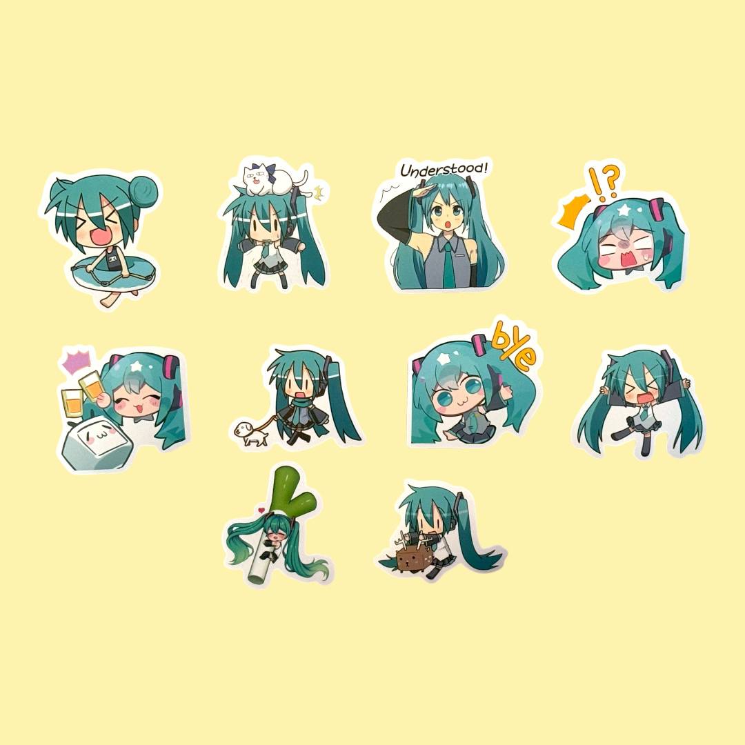 Наліпки з Hatsune Miku