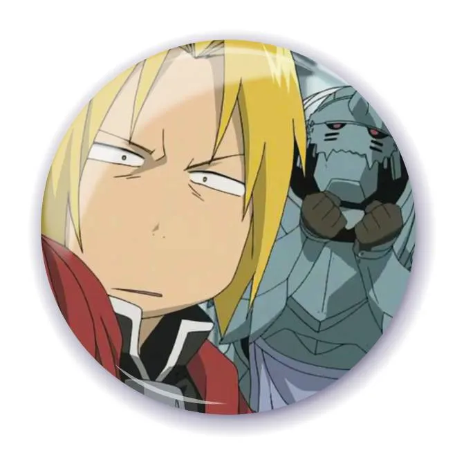 Аніме значок Сталевий алхімік (Fullmetal Alchemist) 10, 56 мм