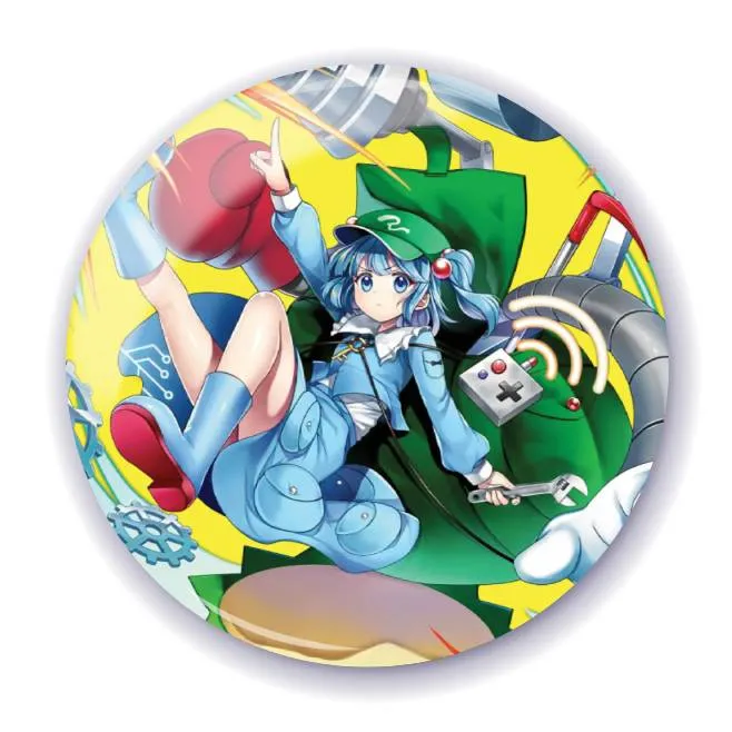Аніме значок Тохо Проджект (Touhou Project) 2, 56 мм, глянець