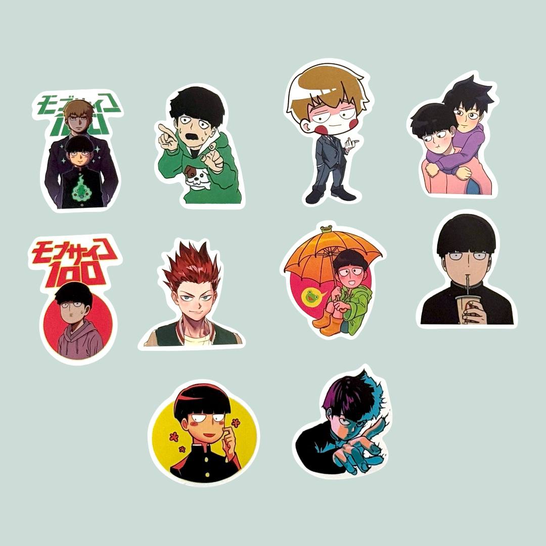 Наліпки Mob Psycho 100 